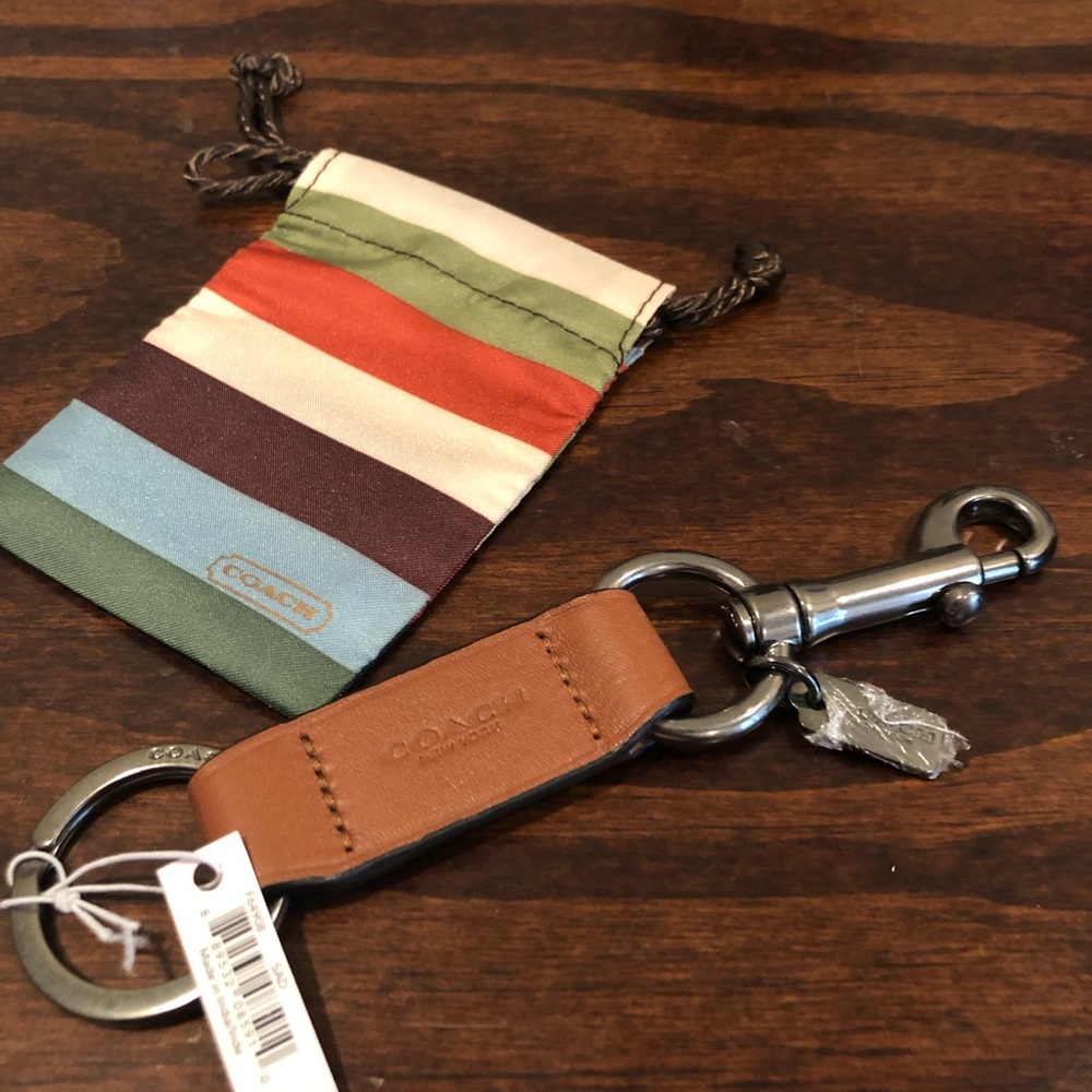 Coach key ring NWT